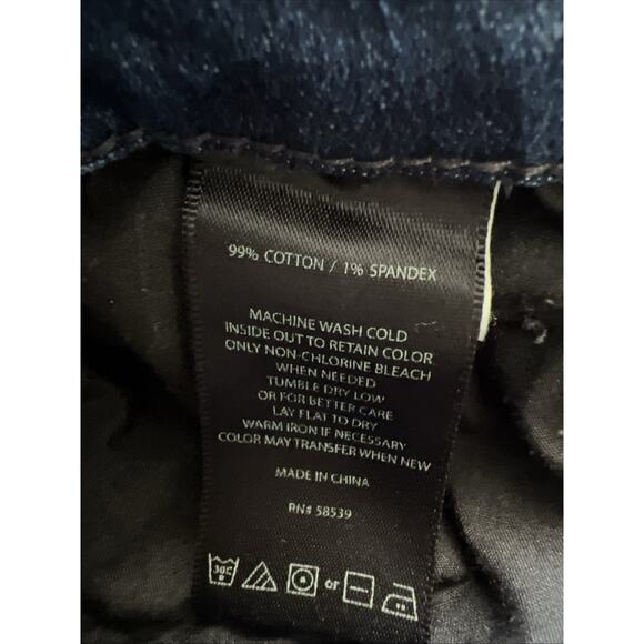 Kut From The Kloth Jeans Womens 8 Ankle Straight Leg Cuffed Frayed Distressed - Picture 6 of 12